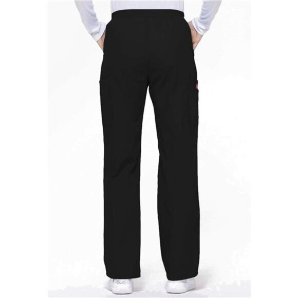 Dickies EDS Signature Scrubs for Women, Elastic Waist Pull-On Cargo Pants - Picture 4 of 7